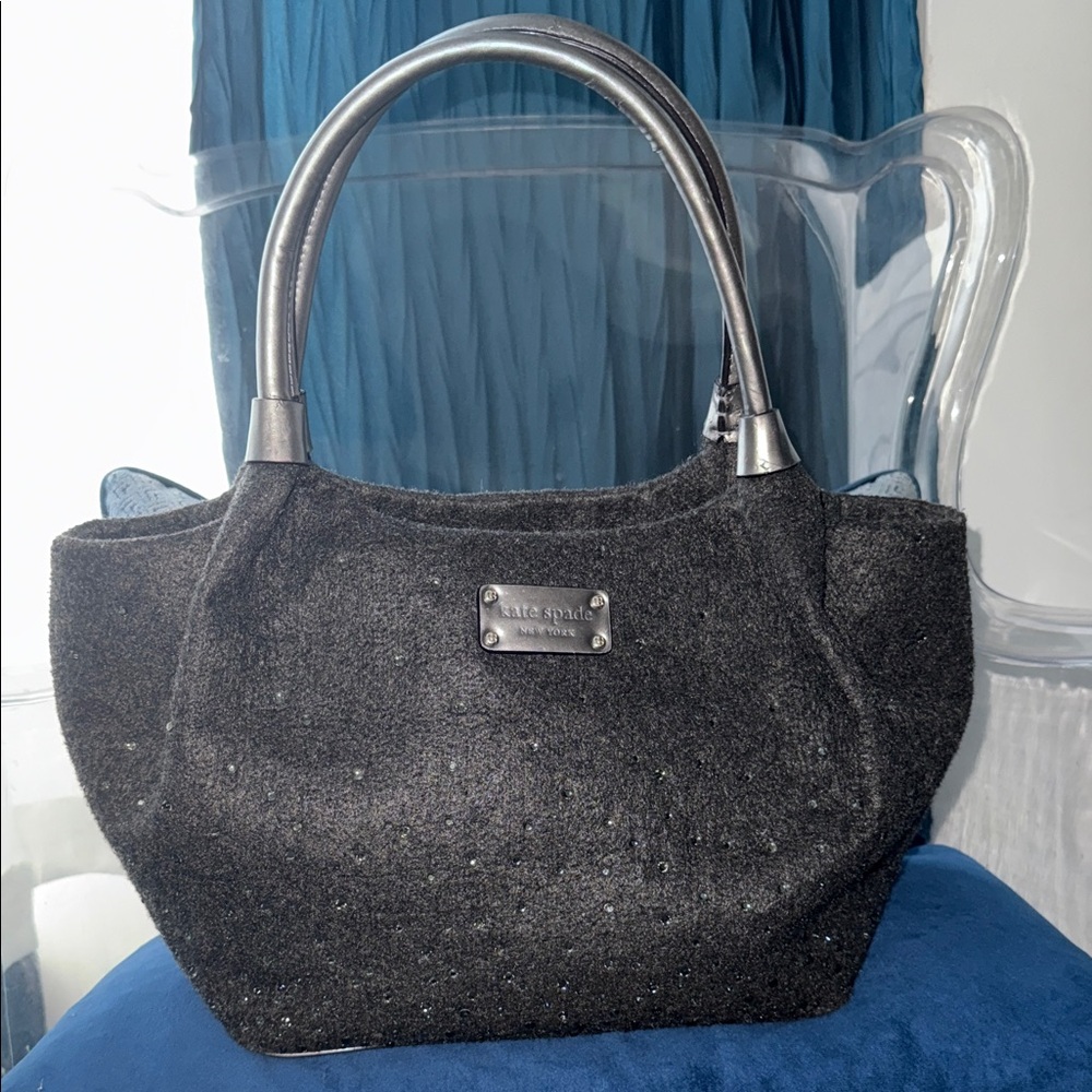 Kate Spade Charcoal Gray Tote Bag